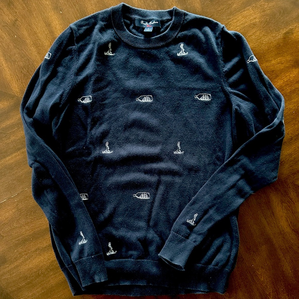 Kids size Large Brooks Brothers nautical sweater